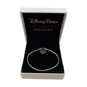 Pandora Silver Disney Parks Castle Lock Bracelet | One Size